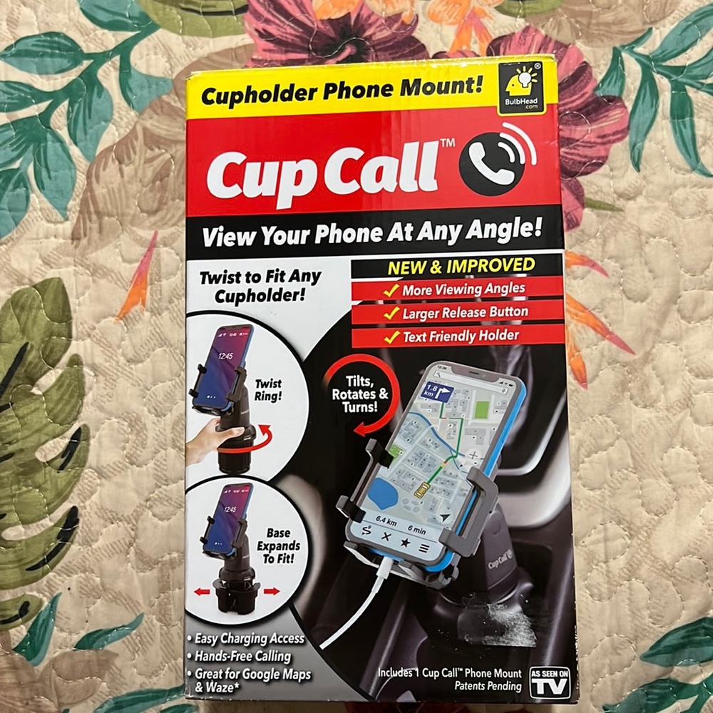 CUP PHONE HOLDER